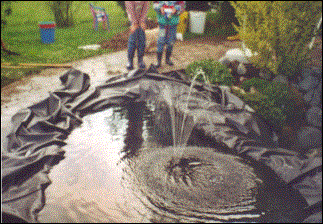 07.08.2002: Teich neu angelegt